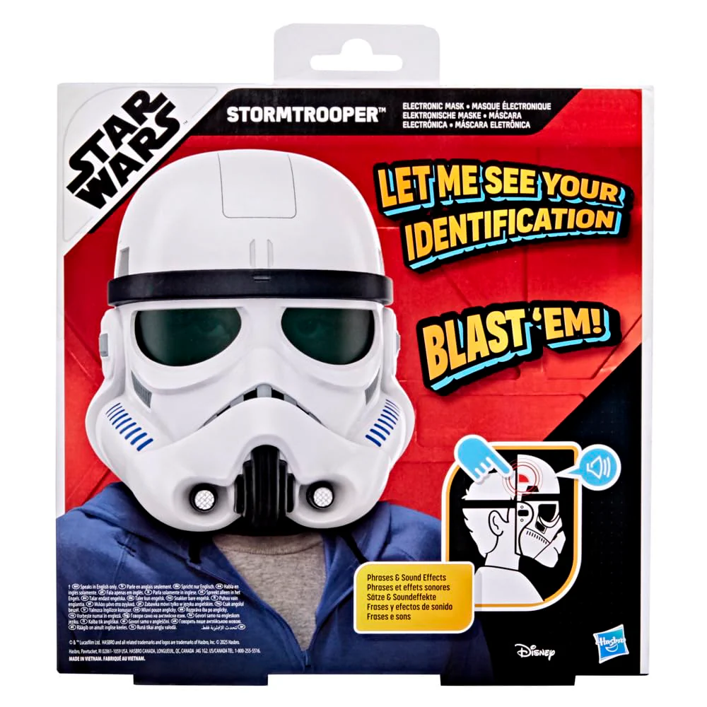 STAR WARS Stormtrooper Electronic Mask with Phrases & Sound Effects, Costume for Kids, Toys for Boys & Girls Ages 5+ - Image 6
