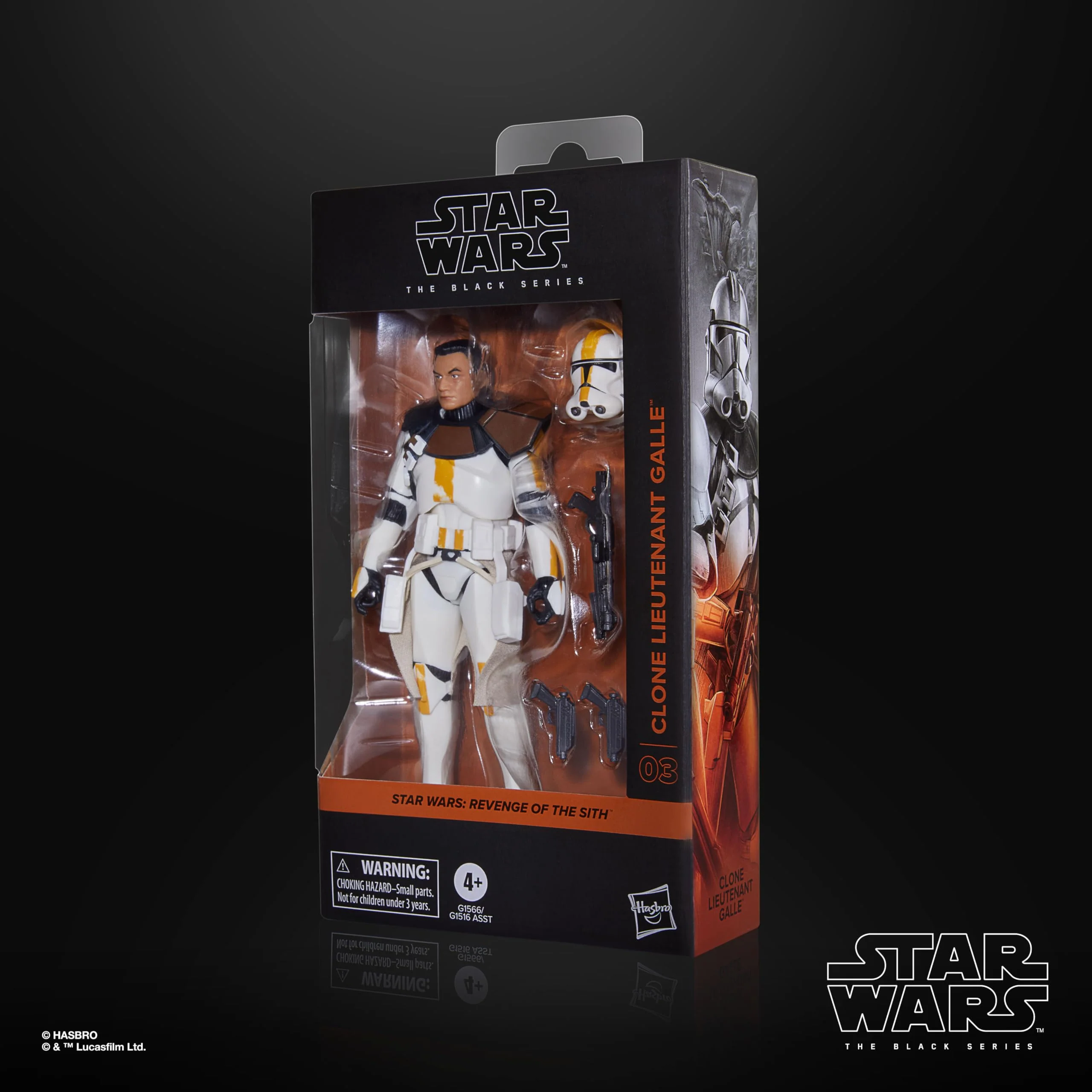 STAR WARS The Black Series Clone Lieutenant Galle, Revenge of The Sith Premium Collectible 6 Inch Action Figure - Image 9