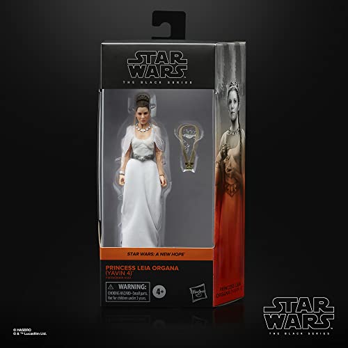 Star Wars The Black Series Princess Leia Organa (Yavin 4) Toy 6-Inch-Scale A New Hope Collectible Action Figure - Image 3