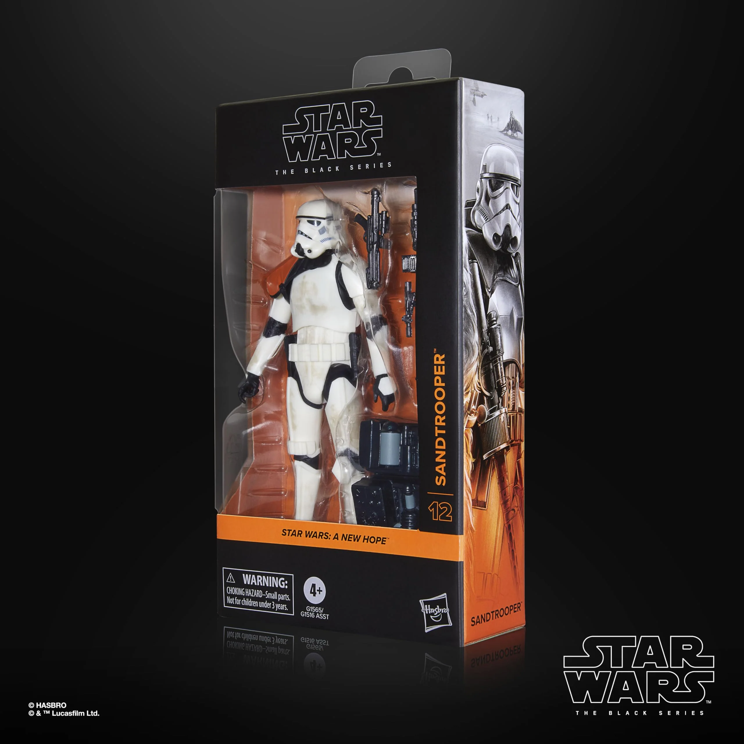 STAR WARS The Black Series Sandtrooper, A New Hope Premium Collectible 6 Inch Action Figure - Image 10