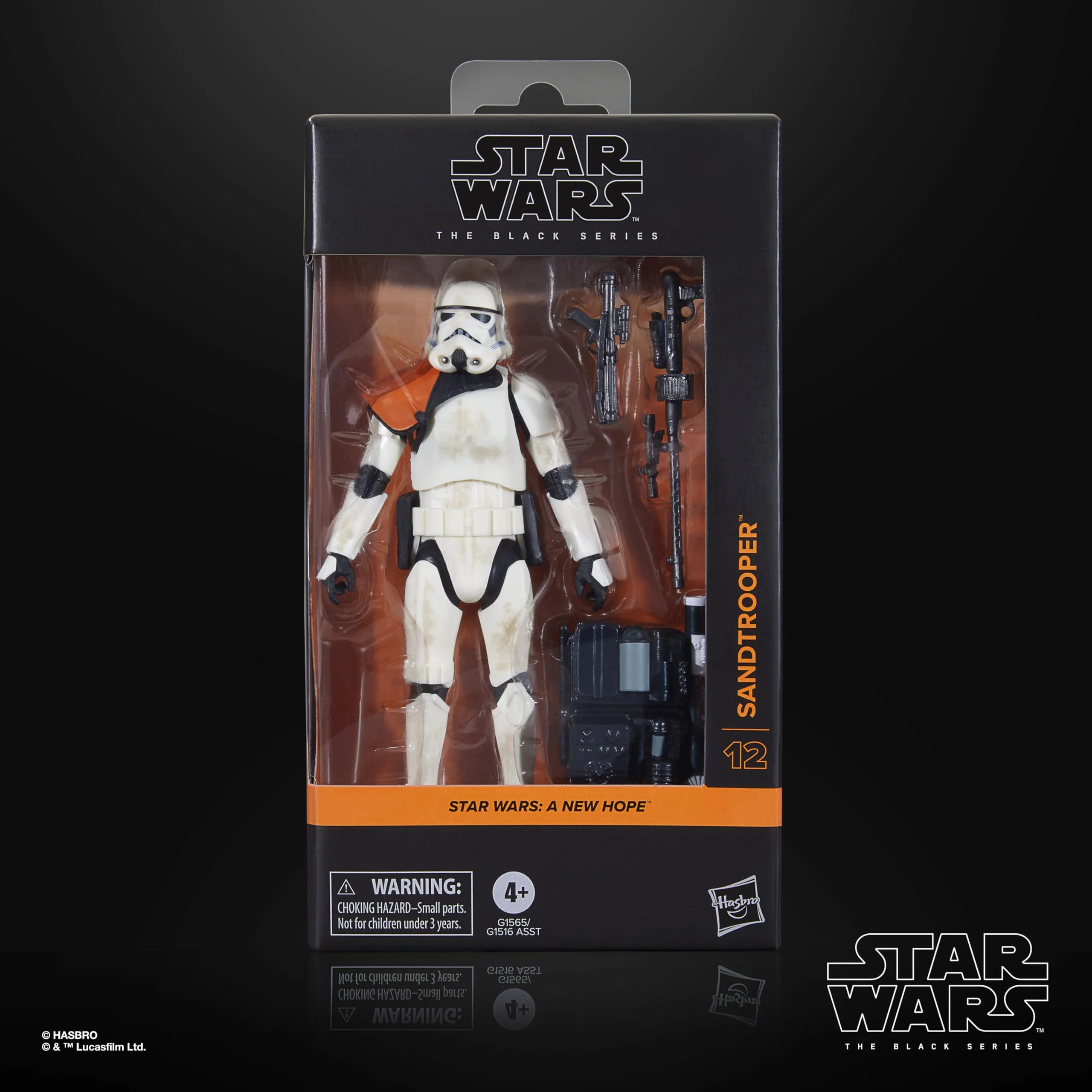 STAR WARS The Black Series Sandtrooper, A New Hope Premium Collectible 6 Inch Action Figure - Image 3