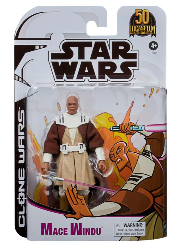 Star Wars The Clone Wars 6 Inch Action Figure Exclusive - Mace Windu