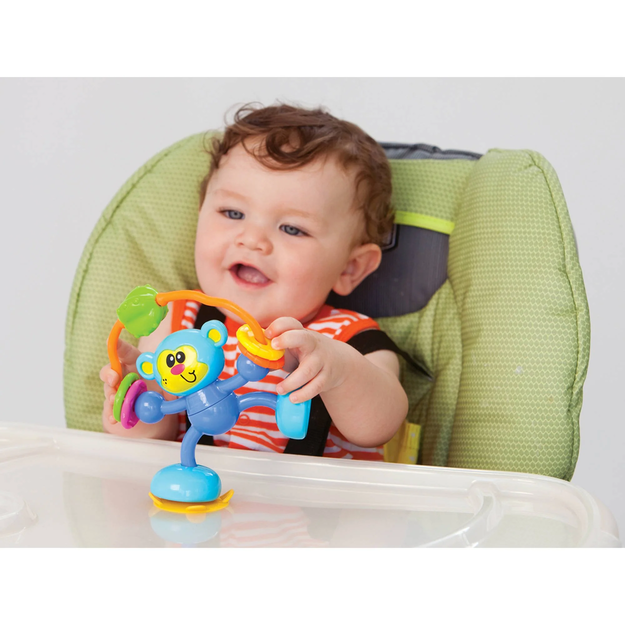 Baby Toy, Infantino, Stick and Spin Monkey - Image 2