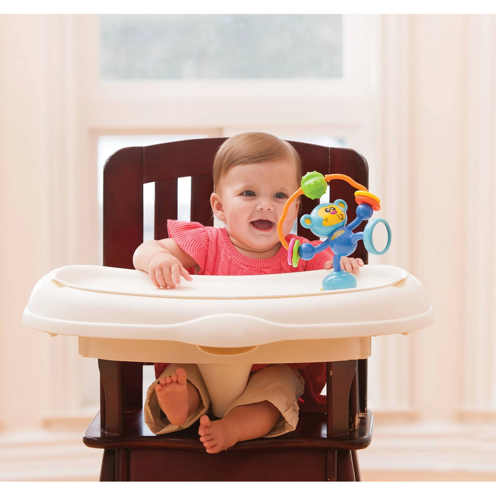 Baby Toy, Infantino, Stick and Spin Monkey - Image 3
