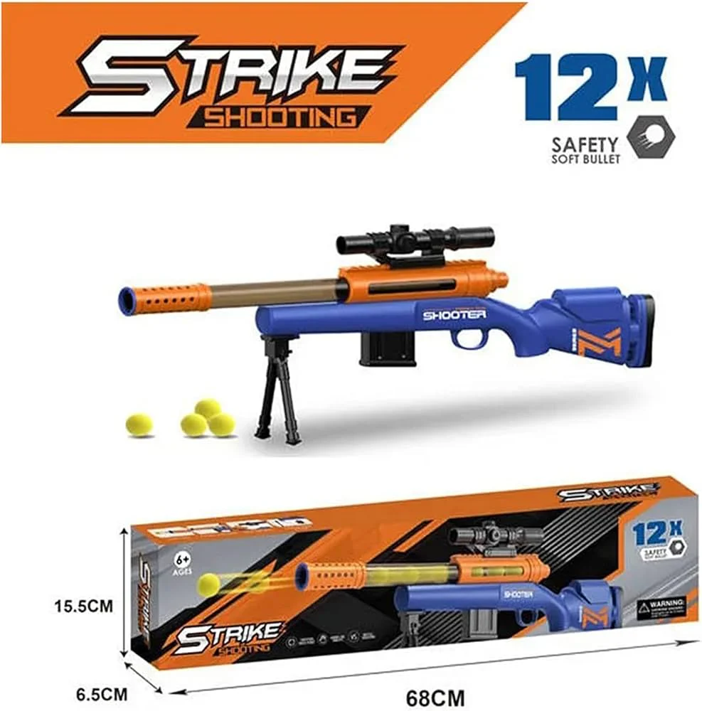 Strike Shooting Ball Gun, An Outdoor-oriented Toy Rifle Designed For Children Aged 5 and Up