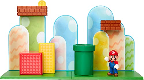 Super Mario Nintendo Acorn Plains 2.5” Figure Playset with Feature Accessories - Image 3