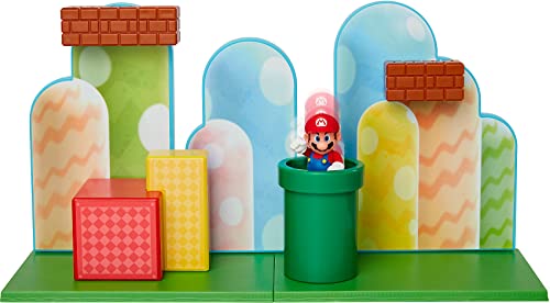 Super Mario Nintendo Acorn Plains 2.5” Figure Playset with Feature Accessories - Image 4
