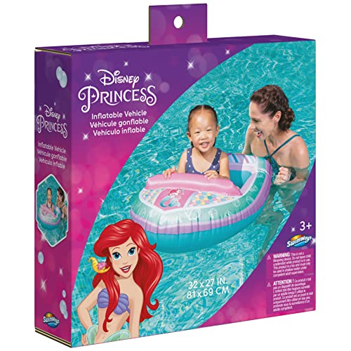 Swimways Disney Princess Ariel Inflatable Water Boat Vehicle - Image 3