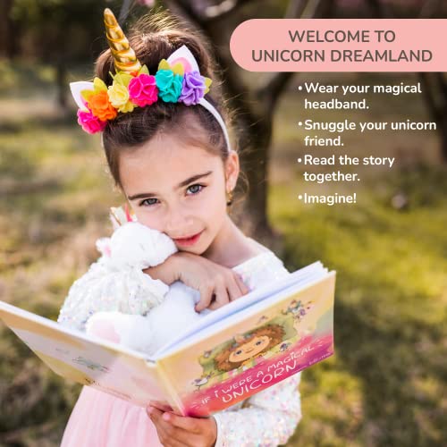 Tickle & Main Magical Unicorn Gift Set, 3-Piece Set, Unicorn Stuffed Animal for Girls 2 Years Old and Above - Image 4