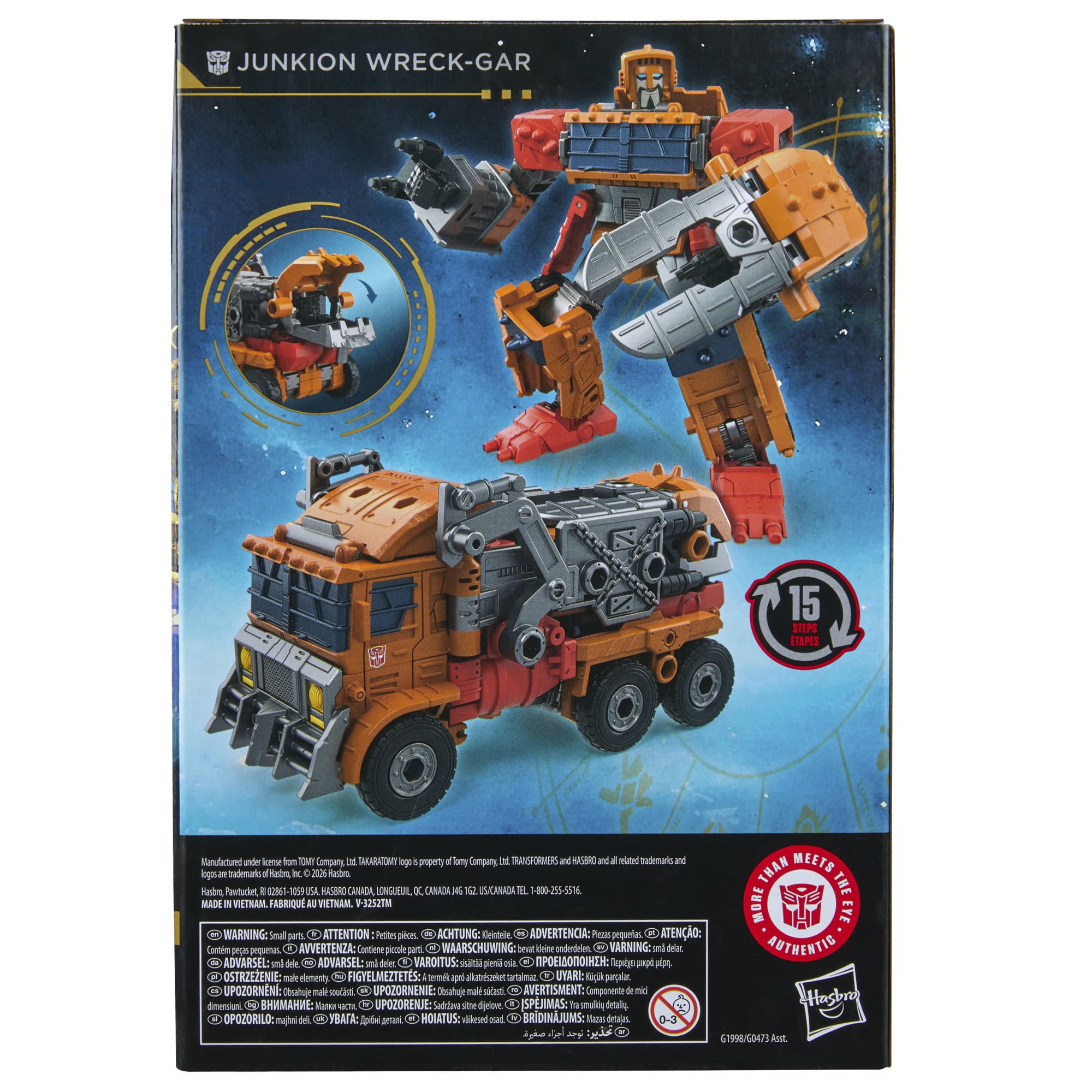 Transformers Age of the Primes Junkion Wreck-Gar, Voyager Class 7-Inch Converting Action Figure, Robot Toys for Ages 8+ - Image 6