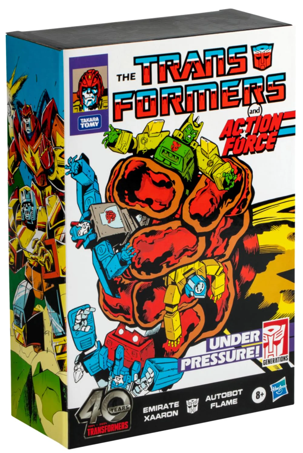 Transformers Generations 5 Inch Action Figure Deluxe Class 2-Pack - Xaaron & Flame