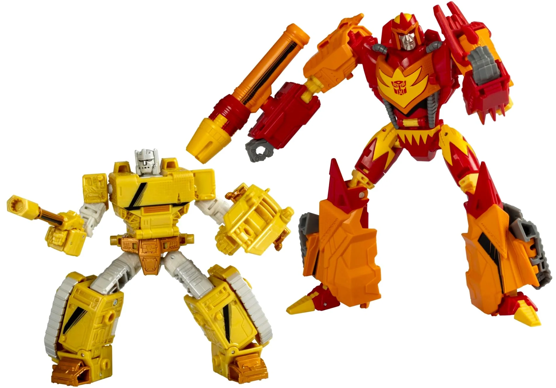 Transformers Generations 5 Inch Action Figure Deluxe Class 2-Pack - Xaaron & Flame - Image 2