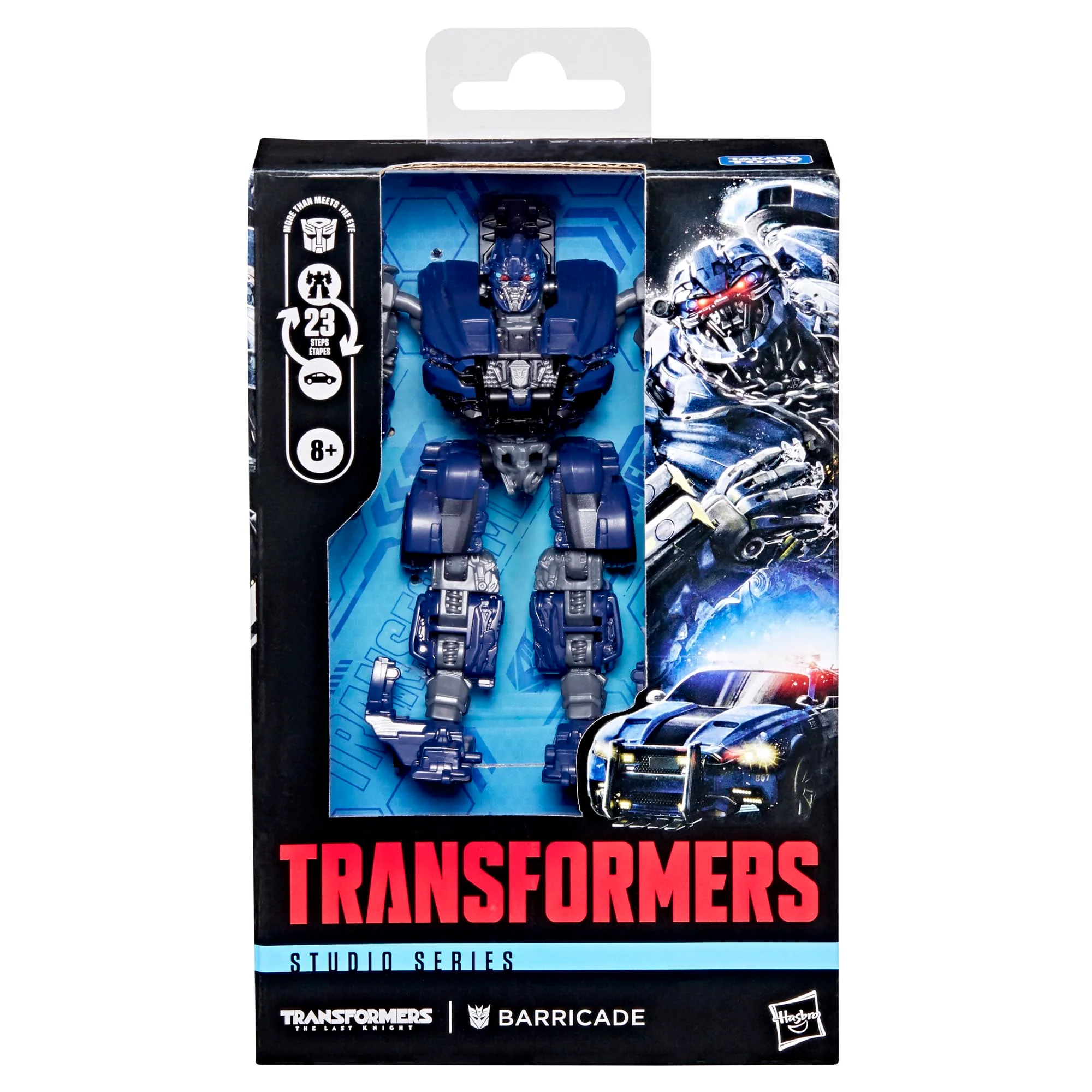 Transformers Studio Series The Last Knight Barricade Deluxe Class 4.5-Inch Converting Action Figure, Robot Toys for Ages 8+ - Image 4