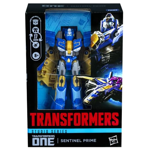 Transformers Toys Studio Series Voyager Class One Sentinel Prime 6.5-inch Converting Action Figure, Robot Toys, 8+ - Image 4
