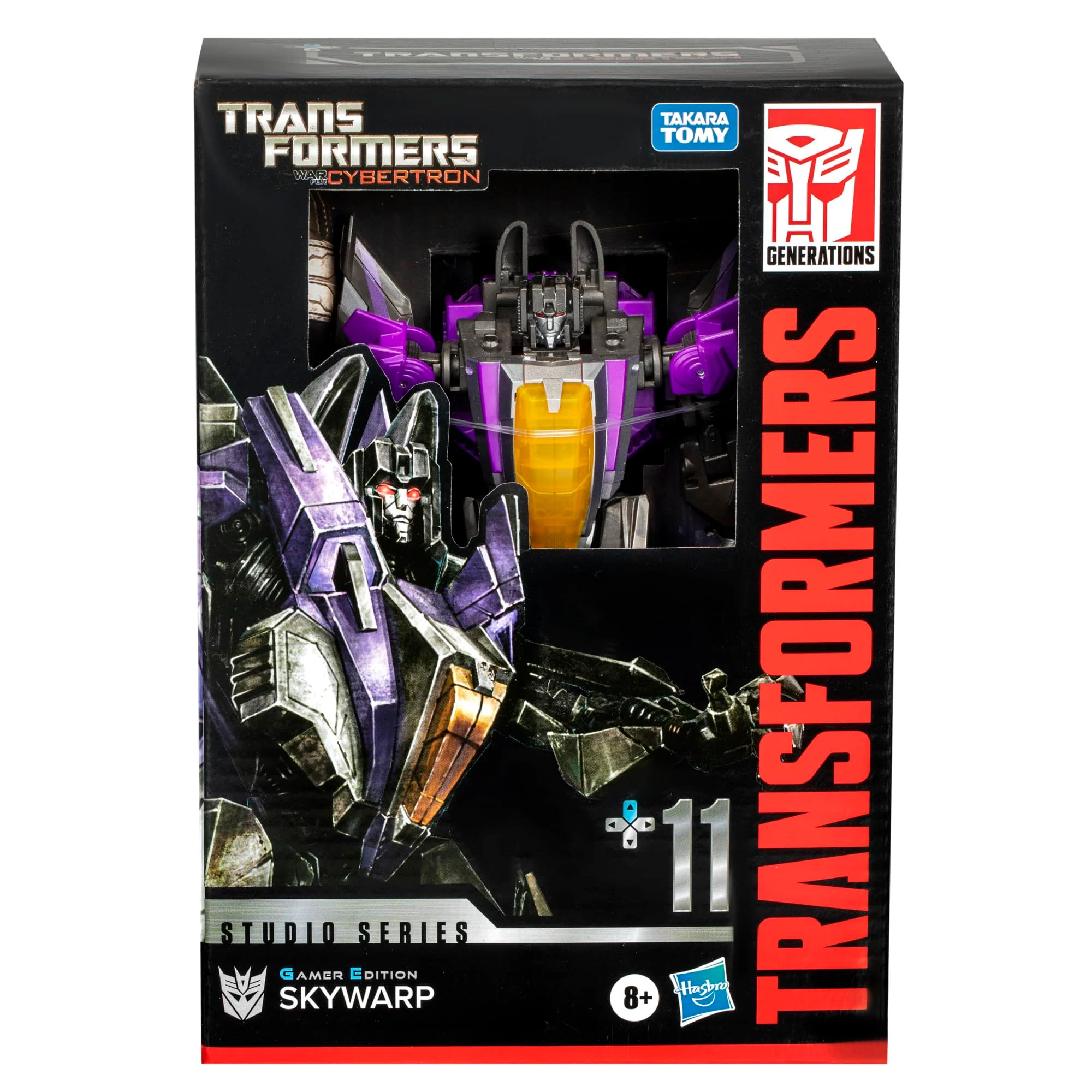 Transformers Toys Studio Series Voyager Class Transformers: War for Cybertron 11 Gamer Edition Skywarp, 6.5-inch Converting Action Figure, 8+ - Image 2