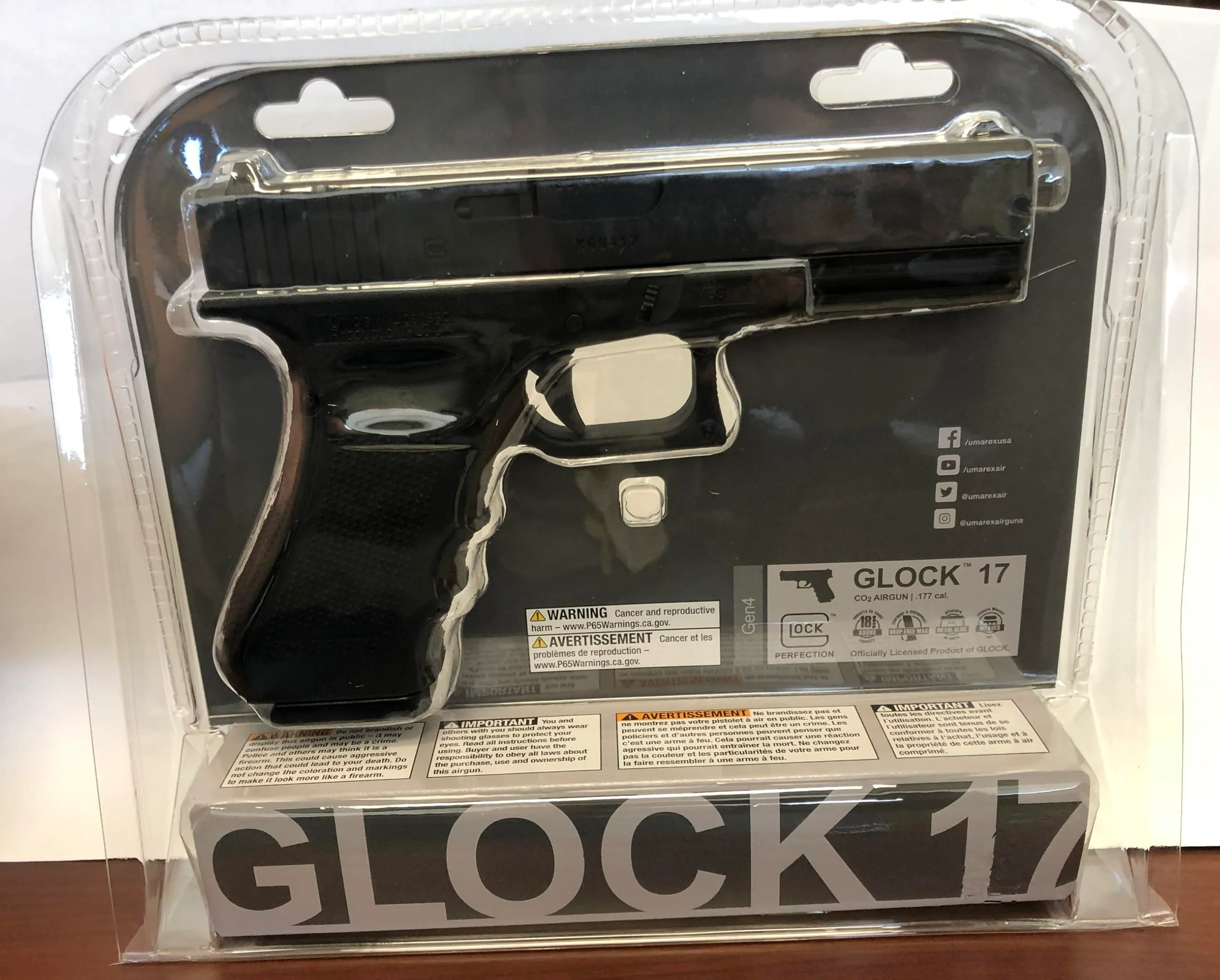 Evike GLOCK 17 Blowback .177 Caliber BB Gun Air Pistol, Gen4 , Black - Image 5