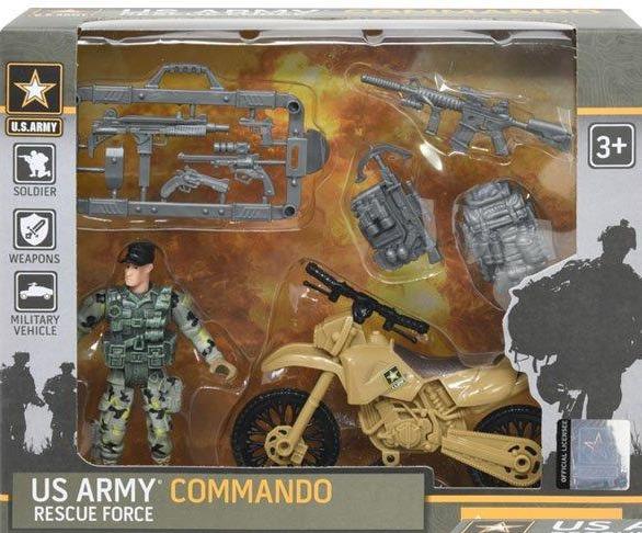 US Army Commando Rescue Force Play Set (Assort.)