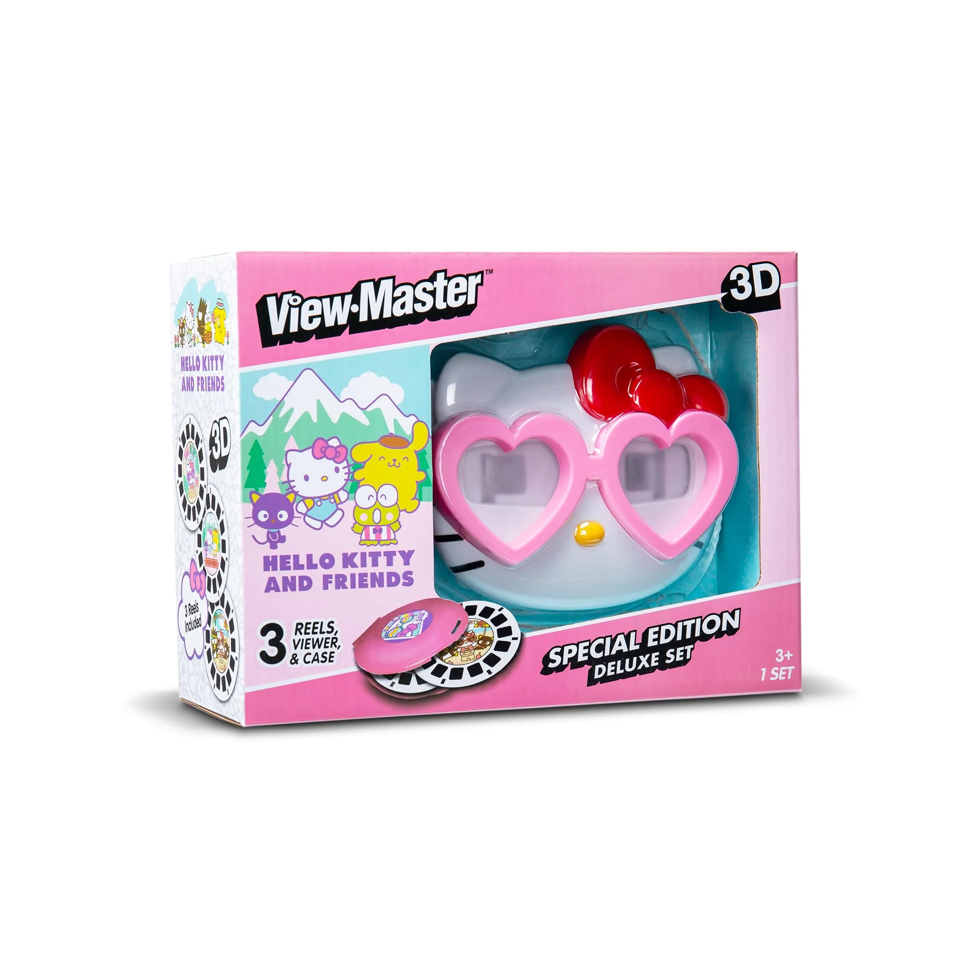 Hello Kitty Deluxe View Finder Set - Reel Viewer for Kids, Adults, Classic Game, Retro Toy, Kawaii, Nostalgic Gift, View Finder Toys, Learning Toy, Ages 3+ - Image 2