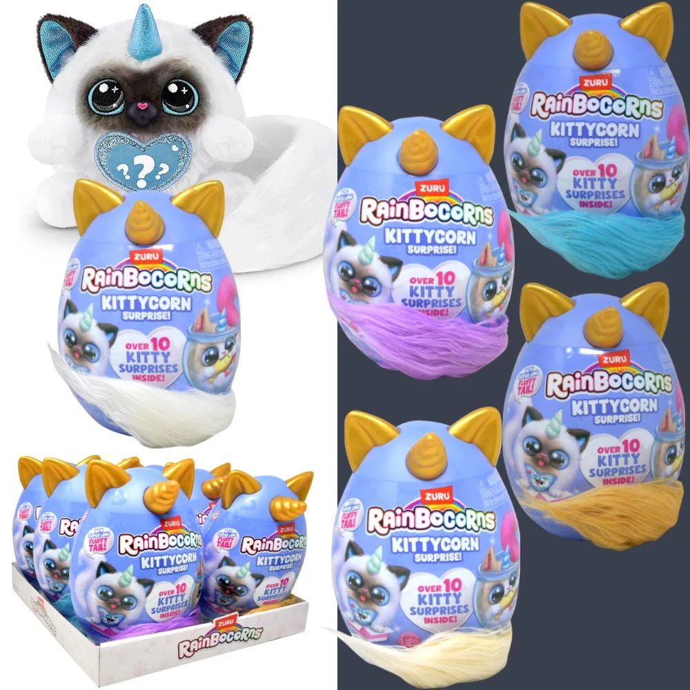 Zuru Rainbocorns Kittycorn Surprise Small Plush in PDQ - Series 9