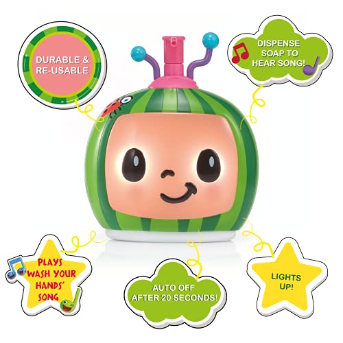 Wow! PODS Stuff CoComelon Toys Musical Soap Dispenser | Pre-School Learning Lights and Sounds | Plays Wash Your Hands Song Nursery Rhyme | for Toddlers, Girls and Boys - Image 7