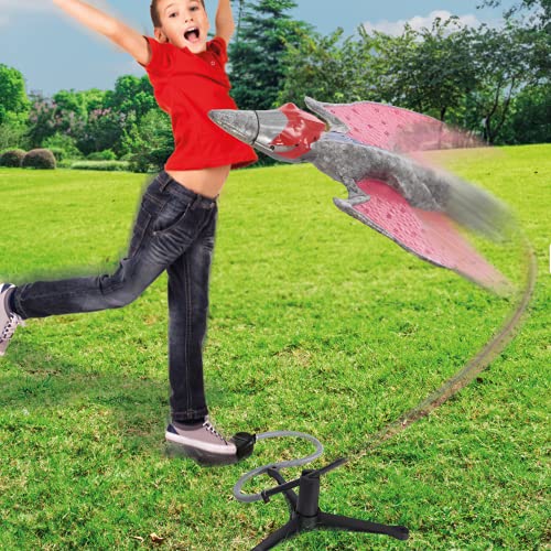 Wow! PODS Stuff Jurassic World - Pteranodon Jump Rocket Launcher | Outdoor Garden Toy for Kids | Gifts and Toys for Boys and Girls, Aged 5+ - Image 5