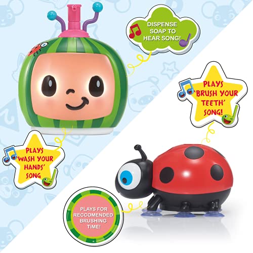 WOW! STUFF CoComelon Toys Musical Buddies | Singing Soap Dispenser and Singing Toothbrush Holder | Pre- School Learning Toy with Nursery Rhymes |for Toddlers, Girls and Boys | Ages 3+ - Image 7