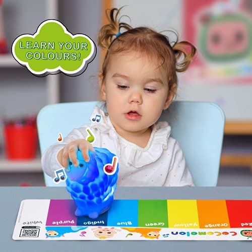 WOW! STUFF CoComelon Toys Musical Color Learning Sheep | Changes to Match Colors | Plays Baa Baa Black Sheep Nursery Rhyme | Night Light Sleep Soother Mode | for Girls and Boys | Ages 2+ - Image 3
