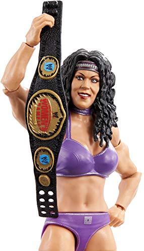 WWE Wrestlemania 37 Elite Collection Chyna Action Figure with Women’s Championship and Paul Ellering and Rocco BuildAFigure Pieces6 in Posable Collectible Gift Fans Ages 8 Years Old and Up - Image 4