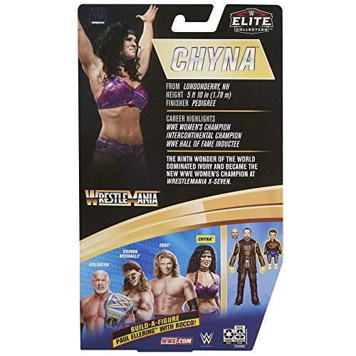 WWE Wrestlemania 37 Elite Collection Chyna Action Figure with Women’s Championship and Paul Ellering and Rocco BuildAFigure Pieces6 in Posable Collectible Gift Fans Ages 8 Years Old and Up - Image 6
